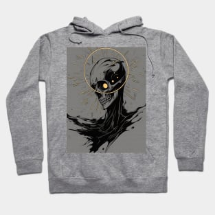 Death Mask Illustration Hoodie